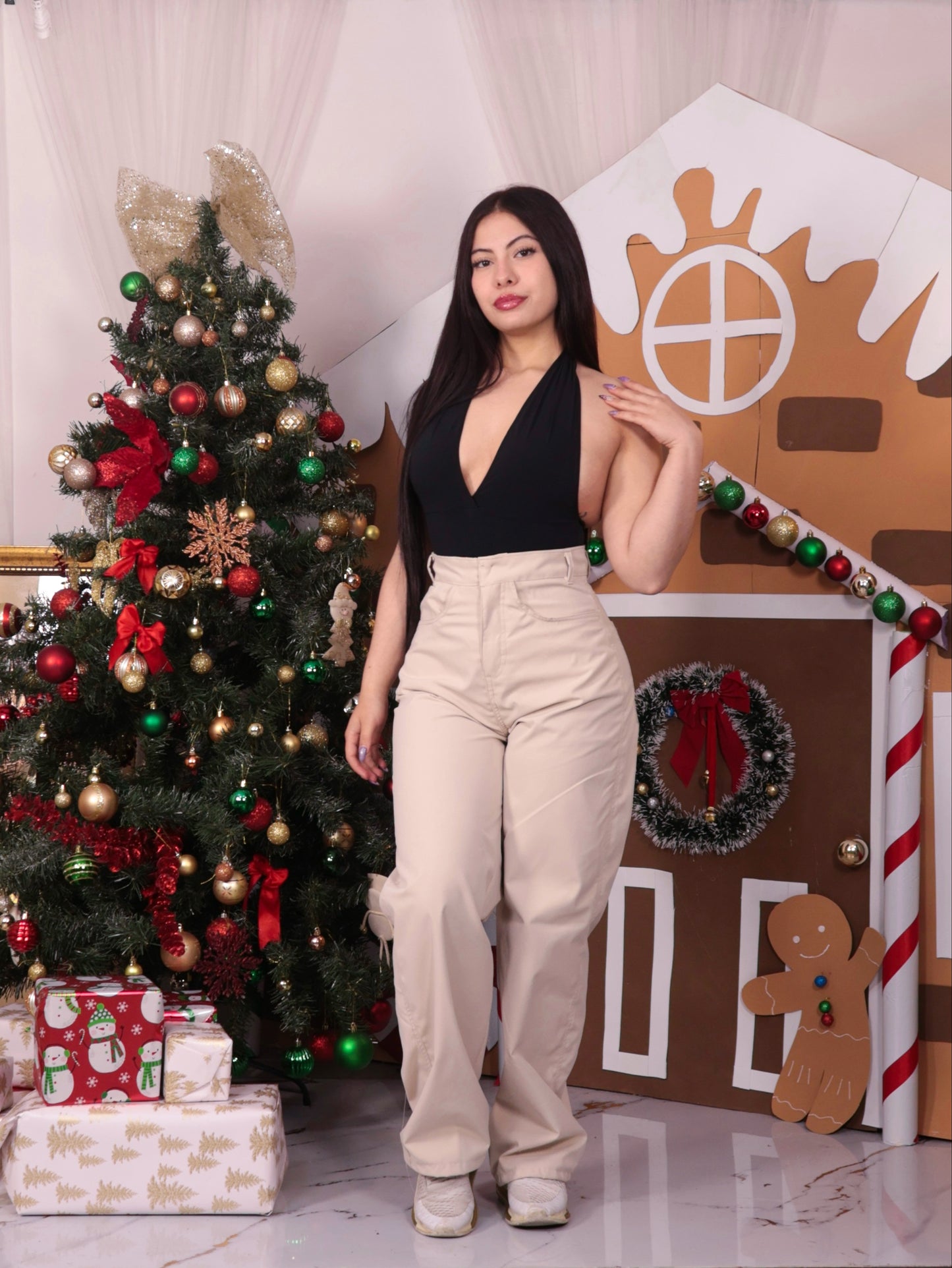 Combo baggy dril + body