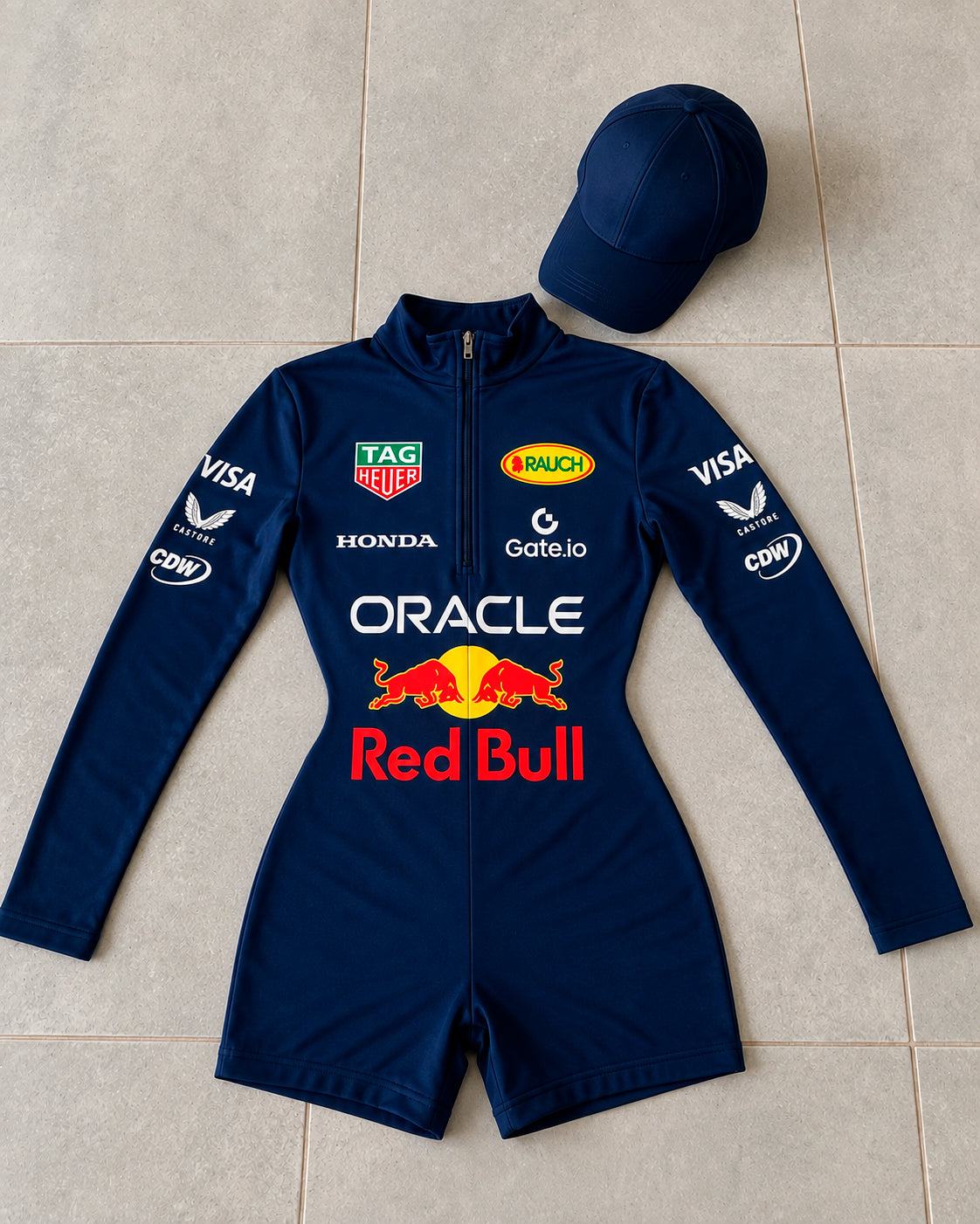 Disfraz Enterizo Corto Red Bull