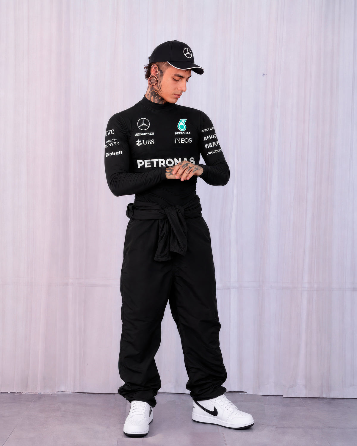 Disfraz de Piloto F1 Mercedes-AMG — Hombre
