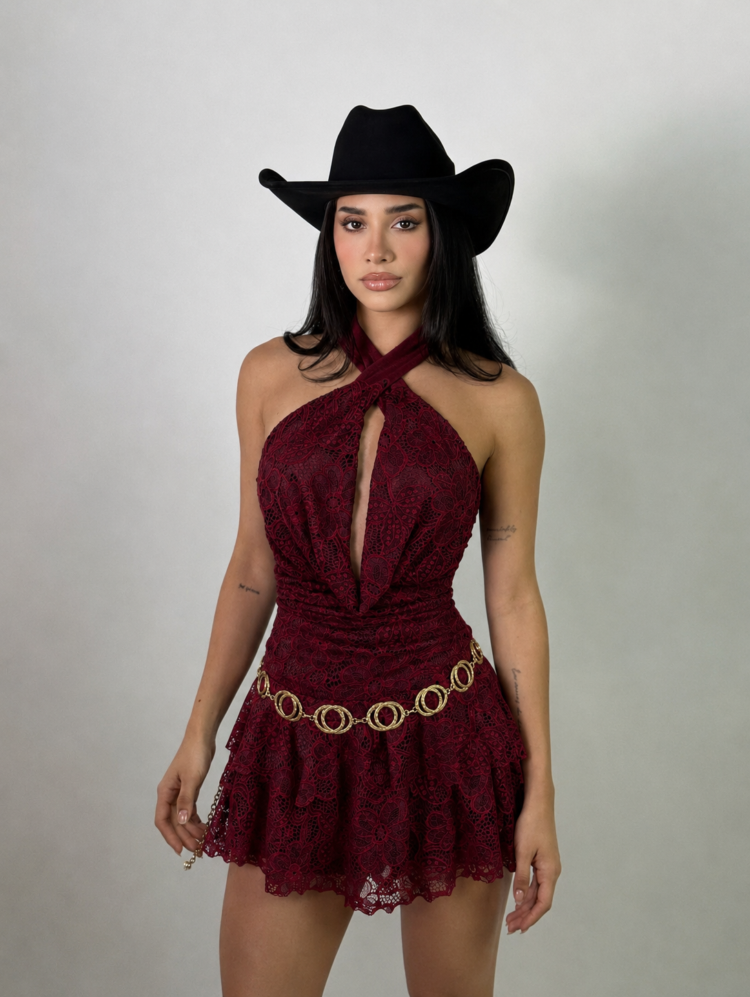 Vestido pradera encaje