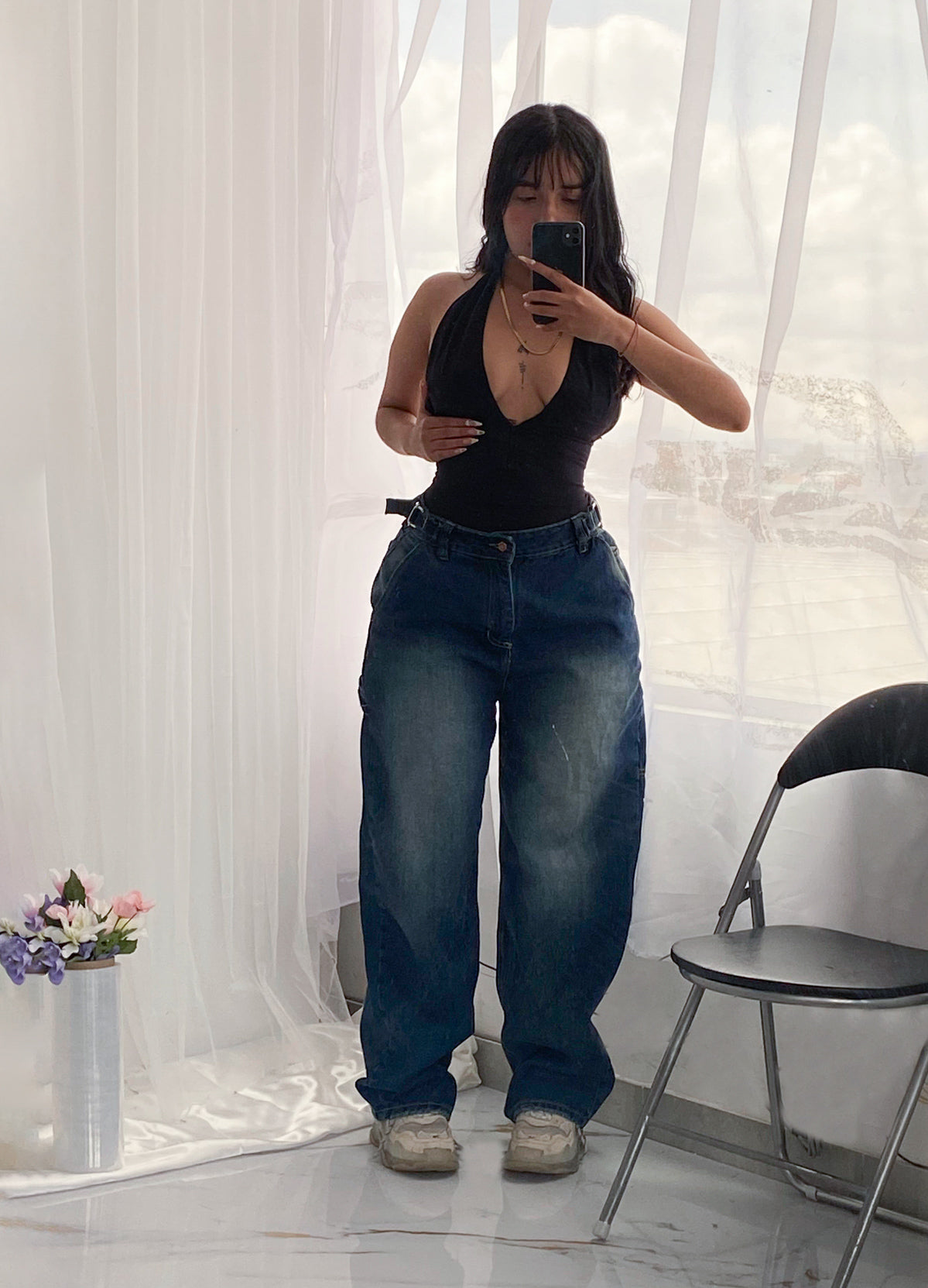 Combo baggy Denim + Body