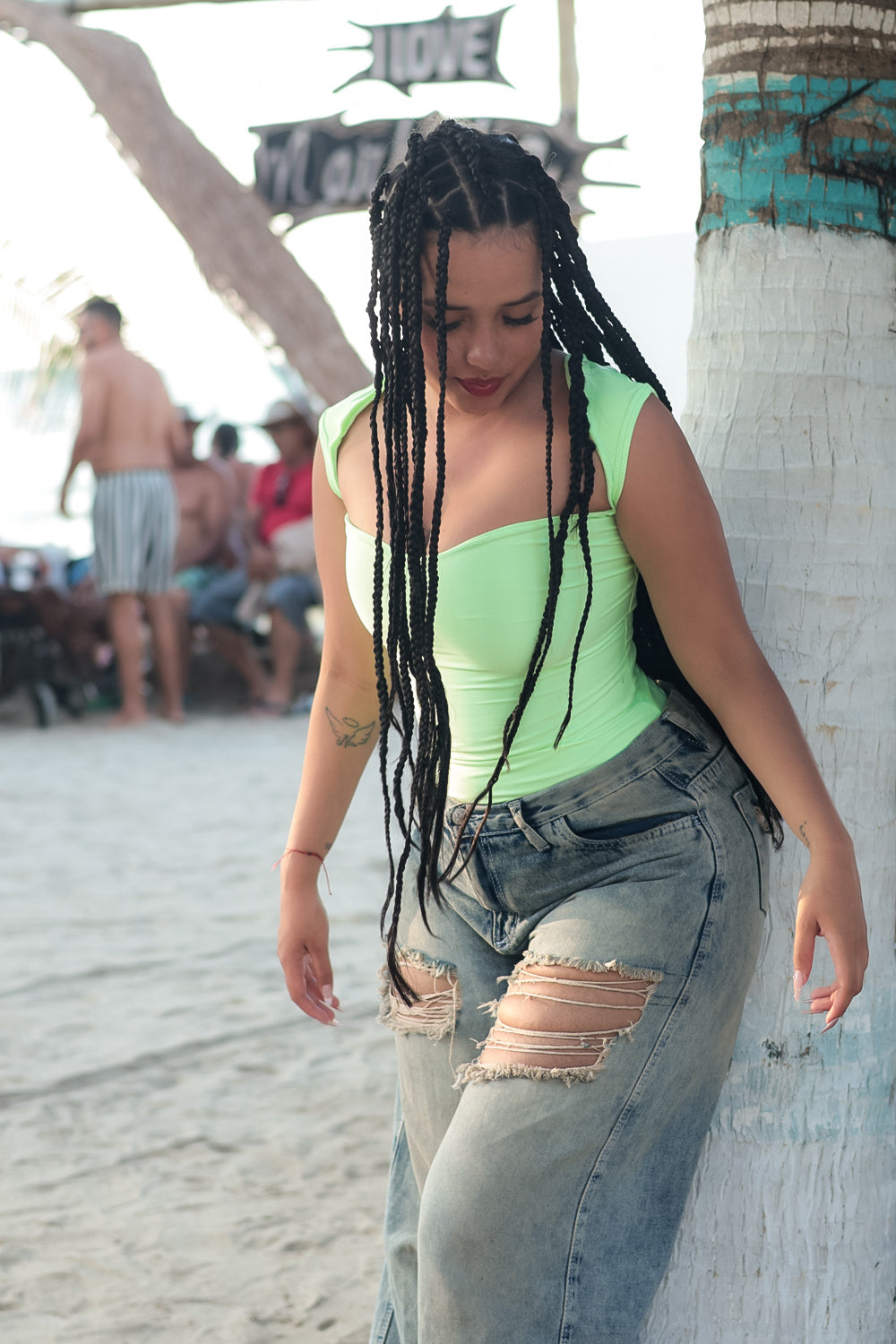 Combo body Corazon carnaval + jean