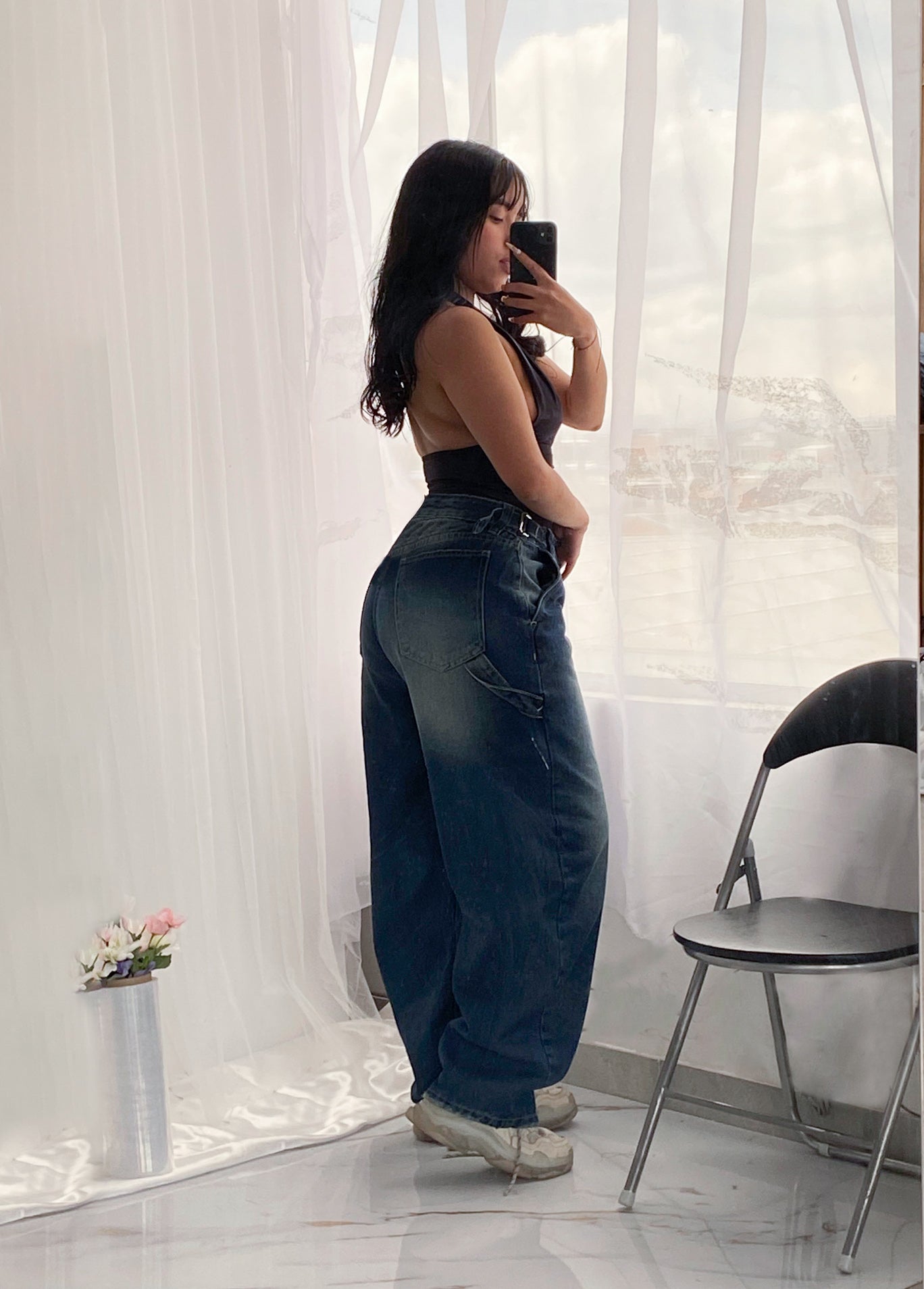 Combo baggy Denim + Body