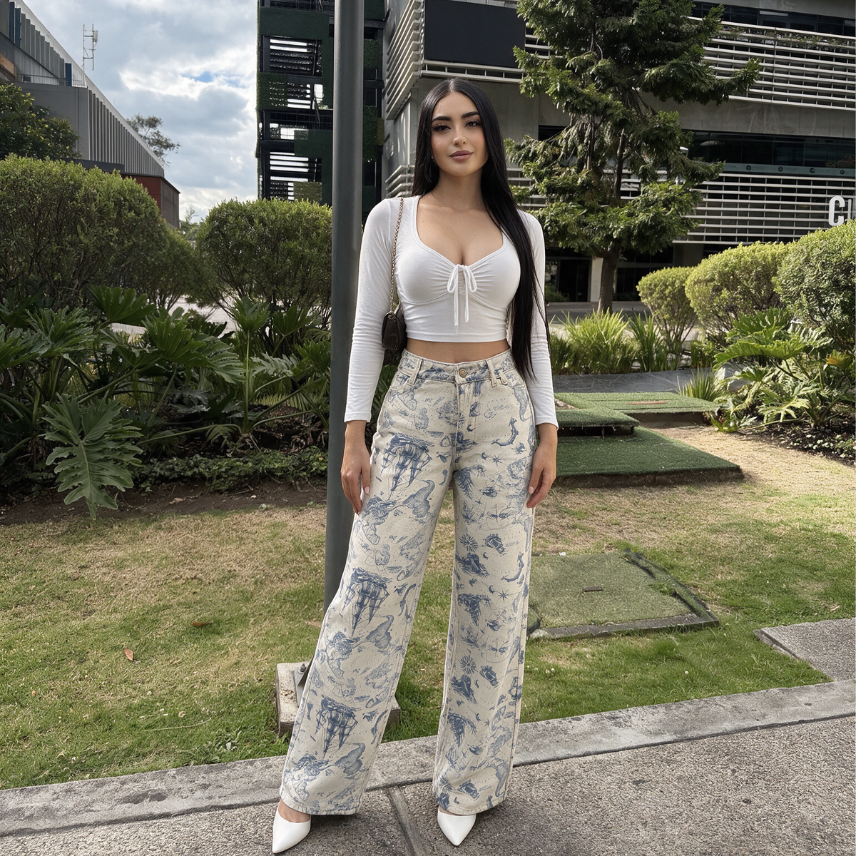 Combo Jean circo + blusa