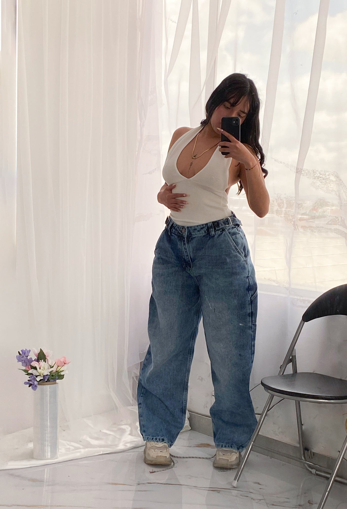 Combo baggy Denim + Body