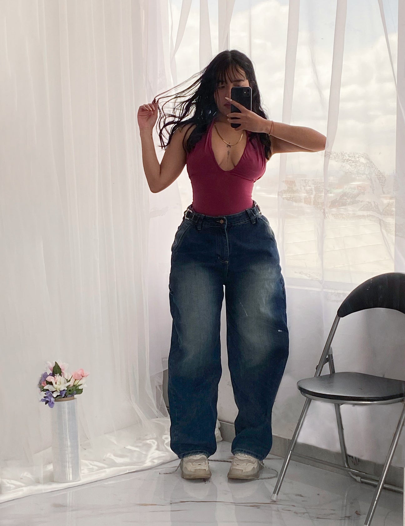 Combo baggy Denim + Body