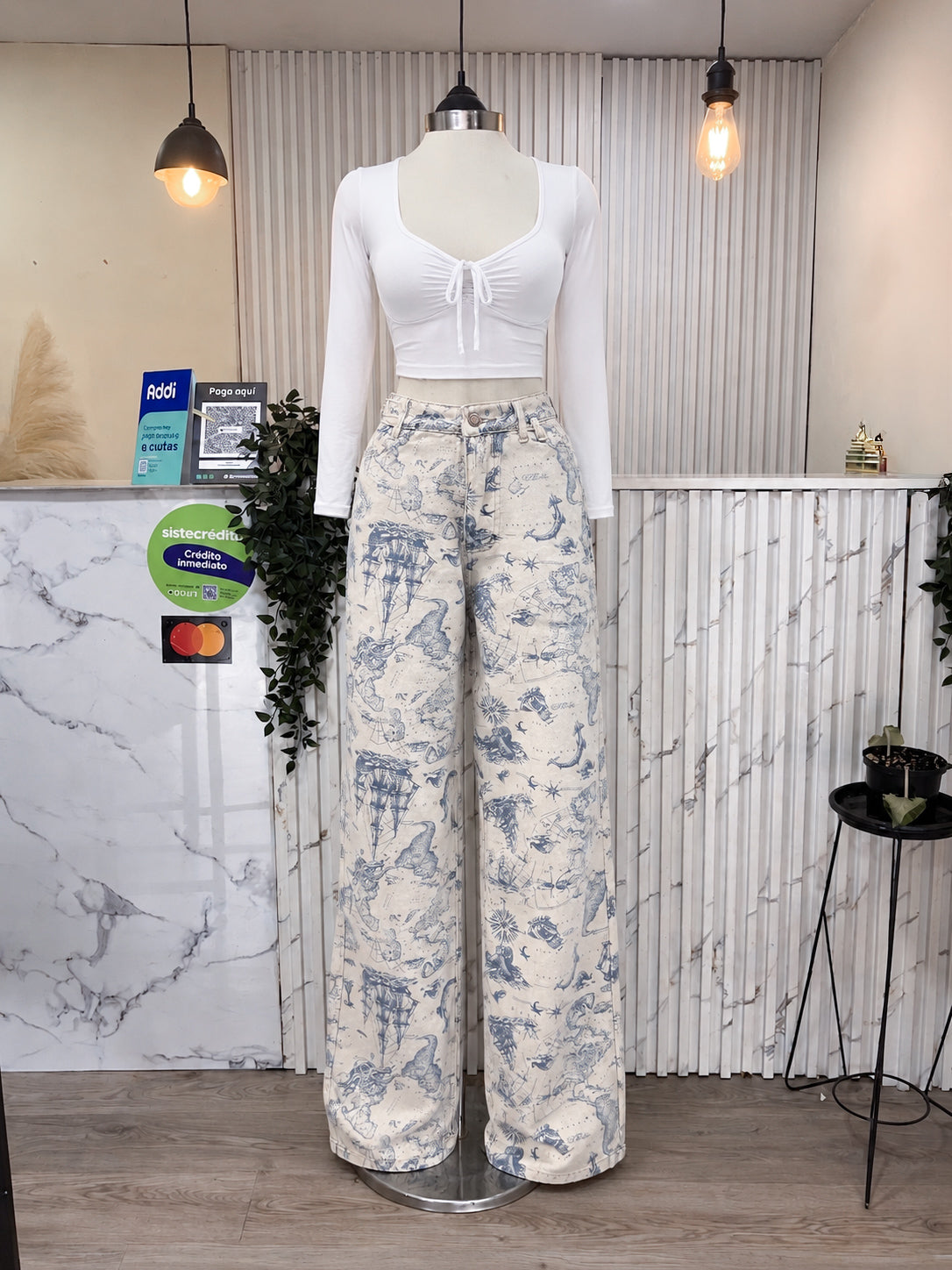 Combo Jean circo + blusa