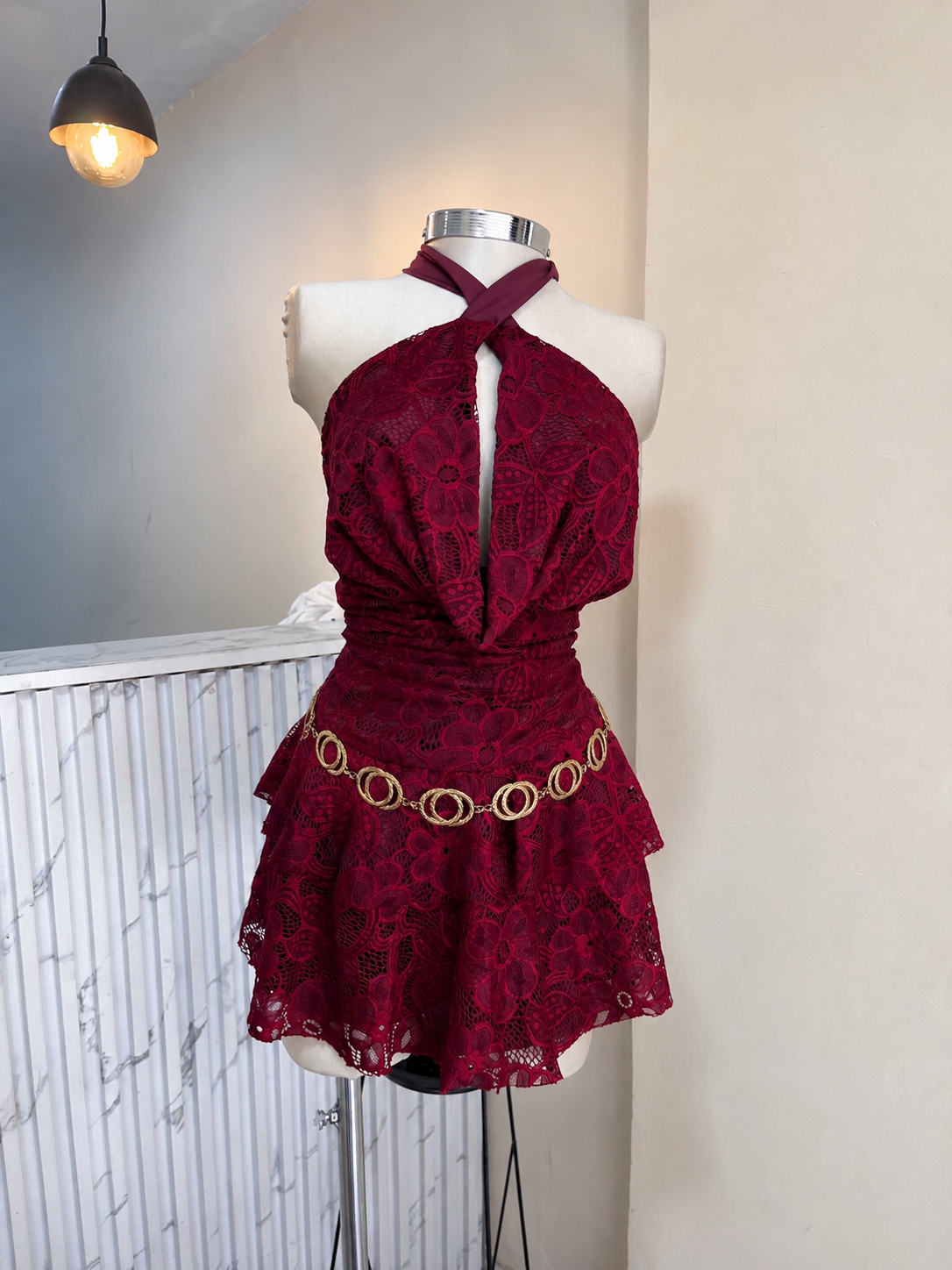 Vestido pradera encaje