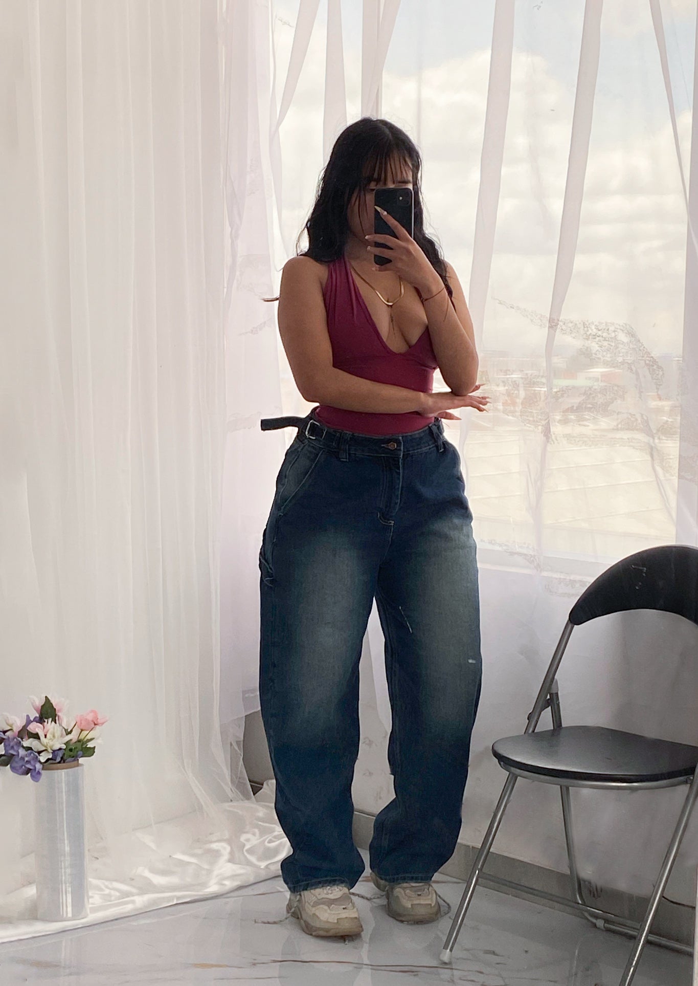 Combo baggy Denim + Body