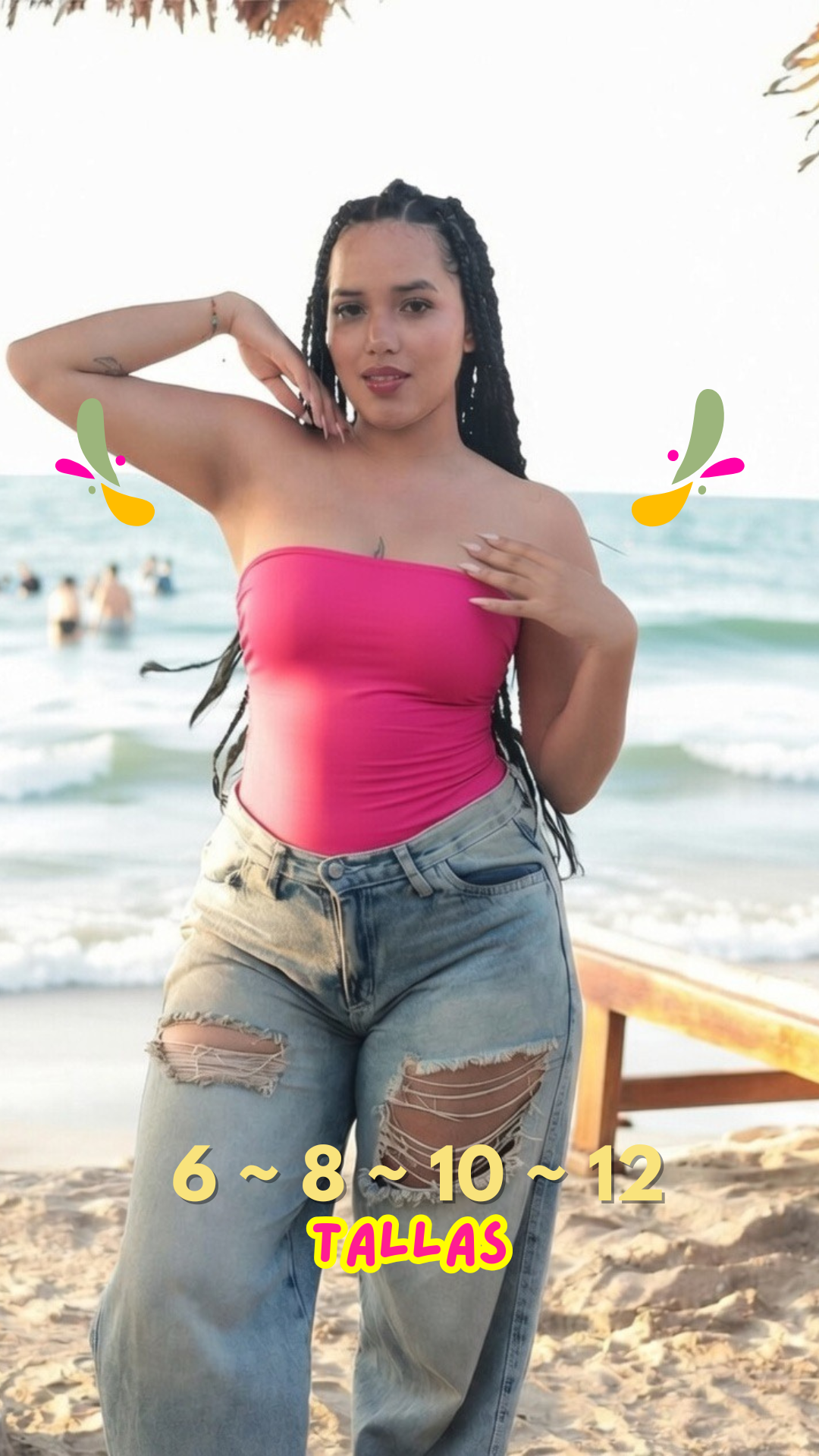 Combo body straple carnaval + jean