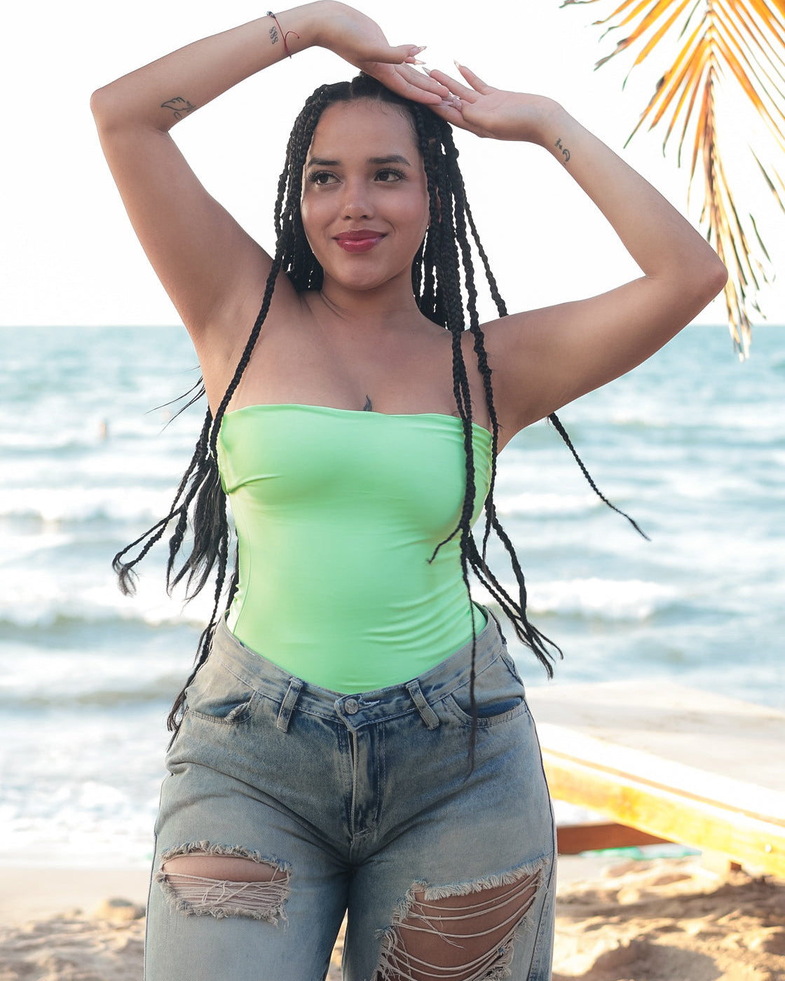 Combo body straple carnaval + jean