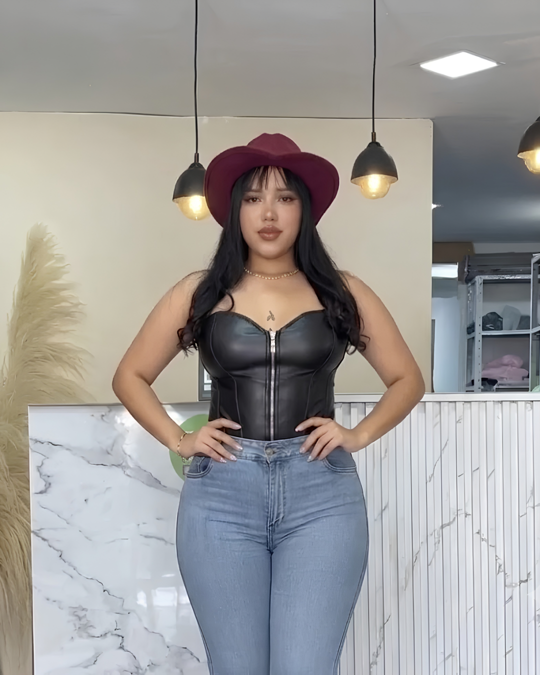 Corset corazón Cuerina