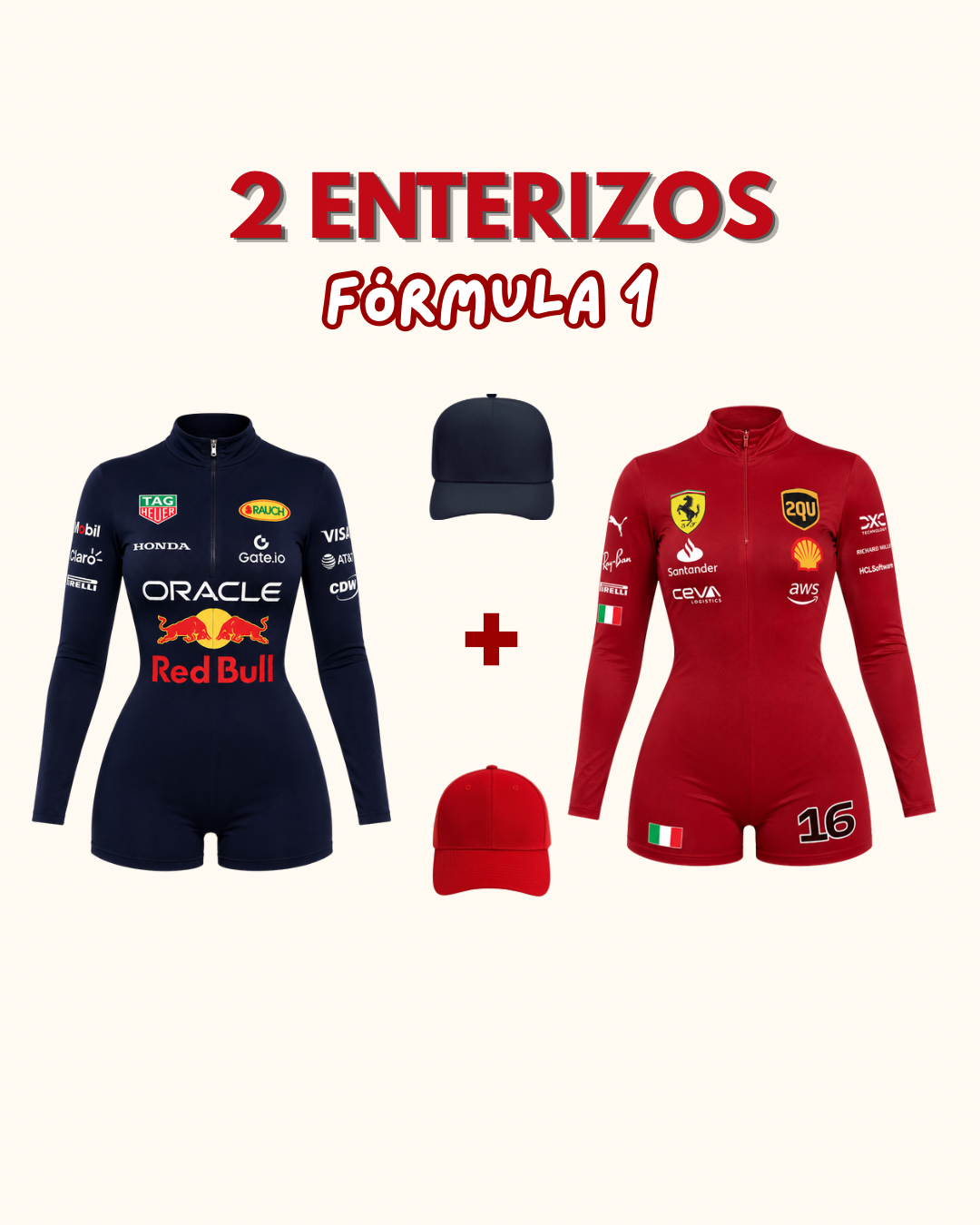 2x1 enterizos fórmula 1