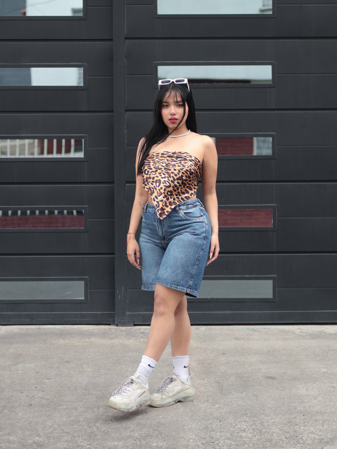 Combo bermuda + pañoleta