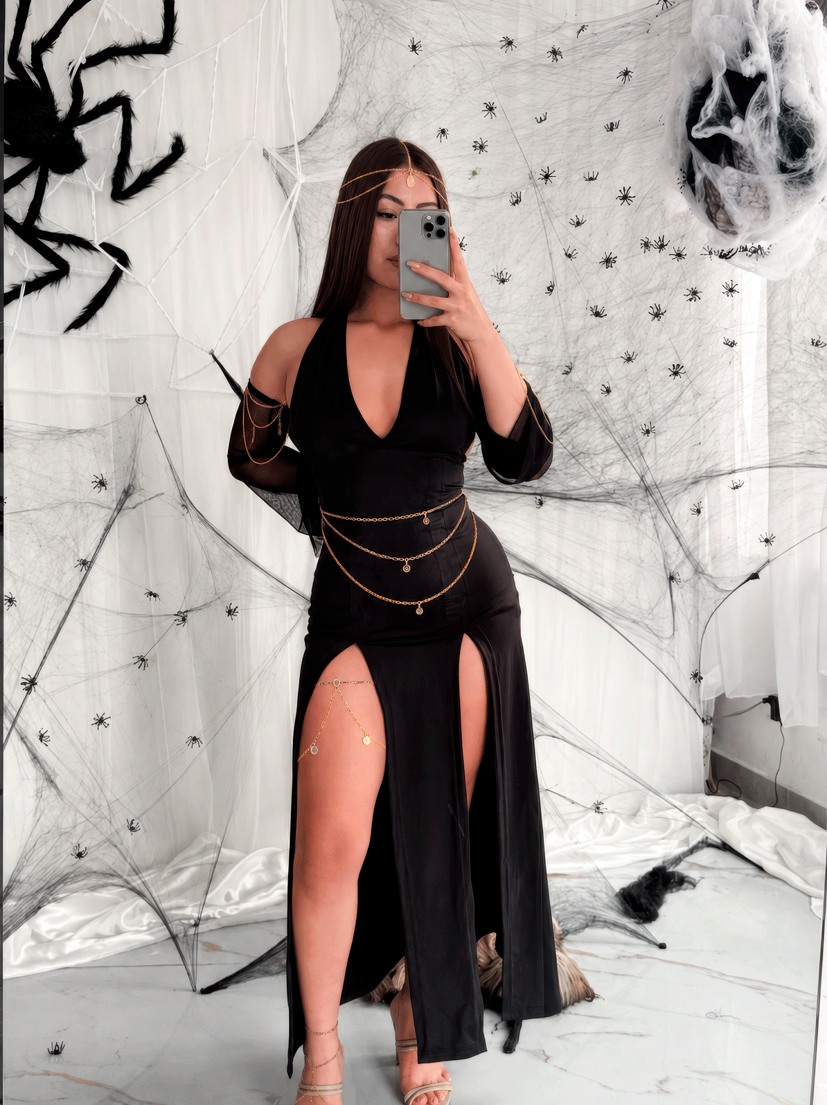 Disfraz Diosa Griega Negro