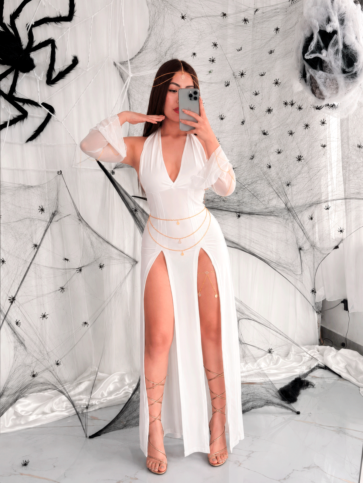 Disfraz Diosa Griega blanco