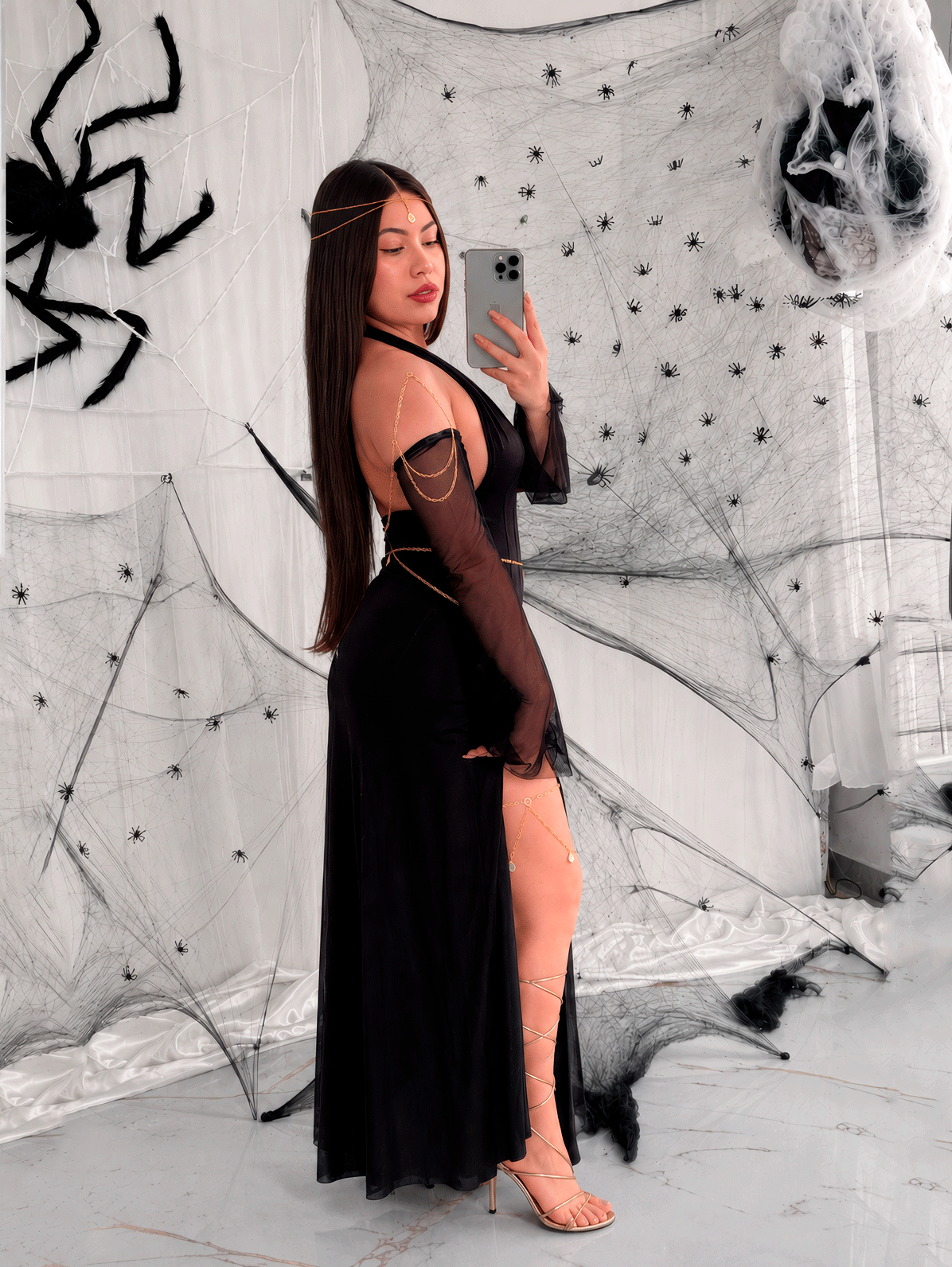 Disfraz Diosa Griega Negro