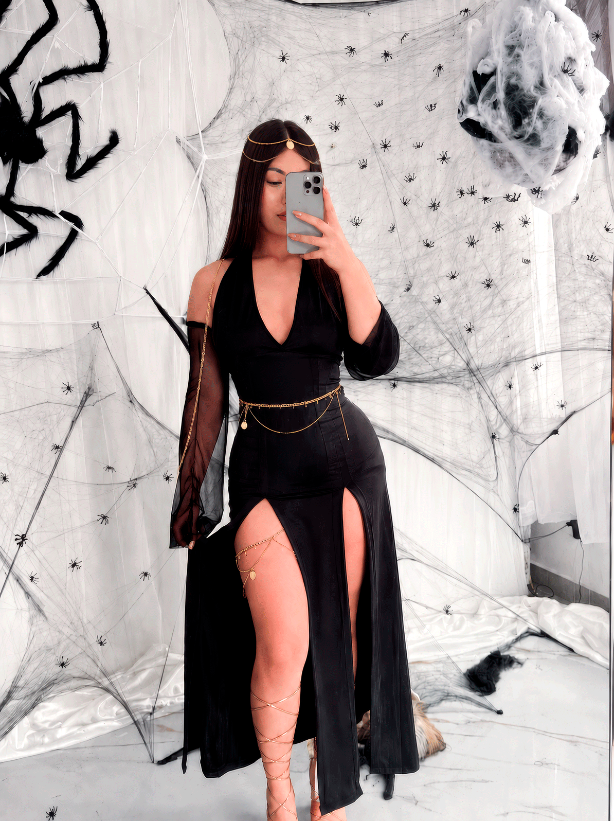 Disfraz Diosa Griega Negro