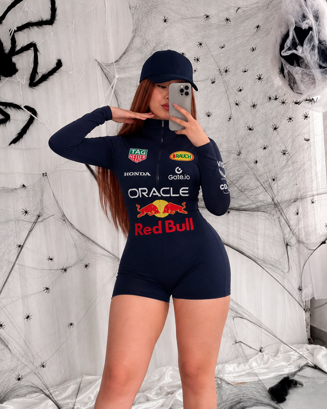 Disfraz Enterizo Corto Red Bull